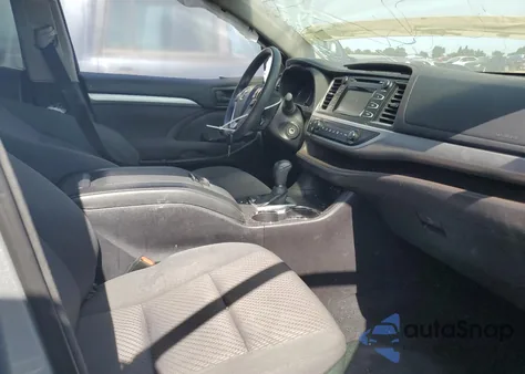 2018 Toyota Highlander Le из США, поврежденный, VIN 5TDBZRFH0JS823980